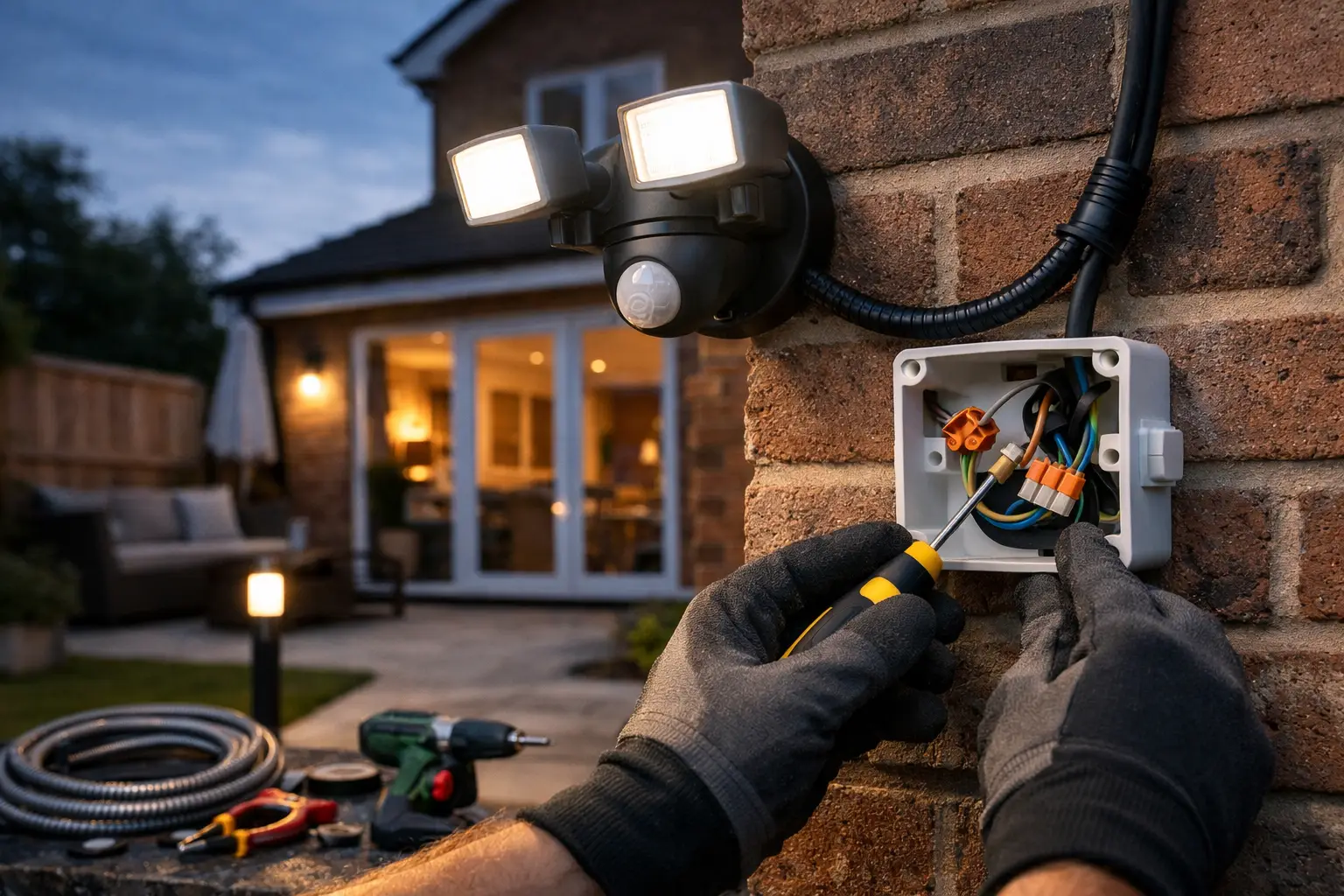 Outdoor Security Lighting Installation Made Safe